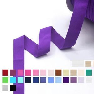 Matte vouw over elastieken FOE 3/4"" 20mm effen niet-glimmende spandex bands ondergoed lingerie jurk naaien trim 2 5 10 yard-paars-20mm-10 yards