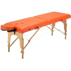 Draagbaar opvouwbaar schoonheidsmassagebed, tilbaar tatoeagebed met hoofdgat, acupunctuur- en vuurtherapie-begassingsbed, geschikt for spa-salon(Color 7,186x60x50-78cm)