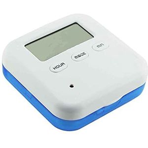 Elektronische Pil Herinnering - Medicatie Container - 4 Grid - Met 5 Alarmen