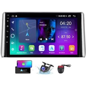 Android 13 Dubbel DIN autoradio voor Toyota RAV4 5 XA50 2018-2023-GPS Navi | Gratis achteruitrijcamera| 9 inch Scherm met Carplay Android Auto/FM RDS DAB+/Bluetooth/SWC/DSP Stereo(NF-1)