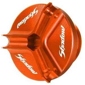 Aftapplug oliedop Voor HO&NDA Shadow 400 600 750 1100 CBR400RR CBR1100XX CBX400F CBX550 CBX750 CB400SF CB750F Olievuldop Plug Cap(Orange)
