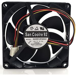 SANYO 9AH0912P4H041 9cm 9225 12V 0.17A 4-wire 4pin silent fan