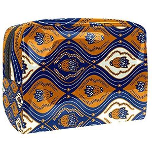 Waterdichte cosmetische tassen, geometrische gele reizen cosmetische tassen, multifunctionele draagbare make-up tassen, reizen cosmetische tas organizer voor vrouwen