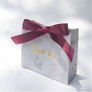 Geschenkzakken creatieve geschenkzak doos voor feest papier chocolade dozen pakket bruiloft gunsten snoep dozen geschenkdoos (kleur: rood, maat: 100 stuks)