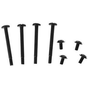 GANYKQ X 6mm 30mm Fan Montage Lange Korte Schroeven Professionele Zwarte Waterkoeling Radiator voor Serie 8 Stuks