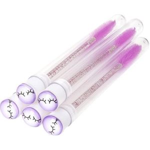 5 Pcs Draagbare Wimper Borstel Volwassenen Reizen Stofdicht Eenmalig Gebruik Wenkbrauw Borstels Make-up Tool Schoonheid Levert