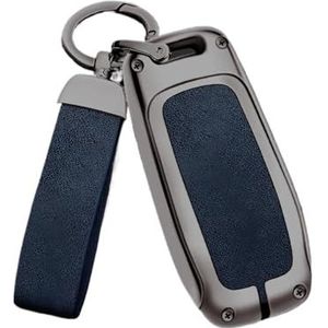 Sleutelbehuizing houder Voor A C E S G Klasse GLC CLE CLA GLB GLK GLS Metalen Lederen Autosleutel Case Cover Fob W177 W205 W212 W213 W222 X167 Voor AMG Sleutelbehuizing(1 UK)