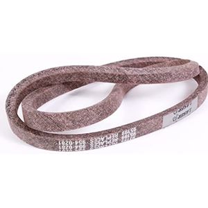 OEM dubbele riem vervangt 754-0281, 954-0281 die op MTD, Cub Cadet, werfmachine, werfman, wit, Bolens wordt gebruikt