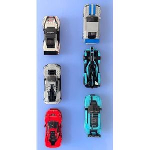 Capricorn Goods Muurbevestigingshaak voor Speed Champions Cars - Eenvoudig te installeren wandmontage displayhaken voor bakstenen auto's (4 stuks)