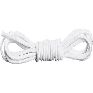 schoenveters, Gewaxt Katoen Ronde Veters Lederen Schoenen Kant Waterdichte Schoenveters Heren Laarzen Schoenveter Shoestring Accessoires(Bianco,140cm)