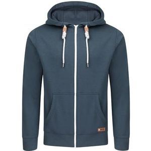 riverso RIVThilo Sweatjack voor heren, ritssluiting, regular fit, hoodie, hoodie, sweatshirt, grijs, bruin, groen, rood, blauw, zwart, beige, S, M, L, XL, XXL, 3XL, 4XL, 5XL, Navy (19400), 3XL