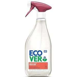 Ecover Oven & Kookplaat Cleaner Spray, snijdt door vet, vuil en verbrand voedsel, verse jasmijn & mandarijn geur 1 x 500ml
