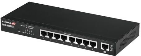 Edimax - Pro TGS-3109XT - 8-poorts 2,5 Gigabit Web Smart Switch - 1x10G/Multi-Gigabit poort