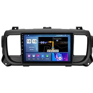 Autoradio 2 Din Radio voor C-itroen Jumpy 2016-2021 GPS Navigatie 9"" Touchscreen Android 14 MP5 Multimedia Player Video Ontvanger met 4G/5G WiFi DSP Carplay,M200s