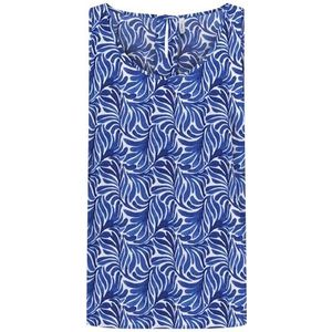 ONLY Dames Onlnova Life Vis S/L Top AOP, blauw, 38