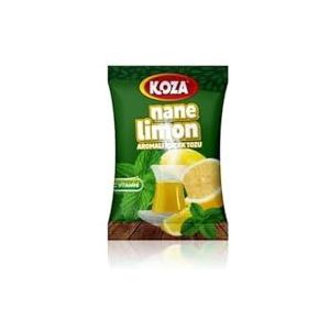 KOZA Mint en citroen instant drankpoeder in een zak van 300 g | poeder voor warme of koude drank | Turkse thee | Ice Tea poeder | ijsthee | kruimelthee | vruchtenthee | cay | theepoeder | oralet |