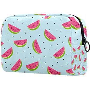 Leuke Grappige Kat Eenhoorn Kleine Make-up Zakken Voor Vrouwen, Cosmetische Opbergtas Met Rits Schoonheid Accessoires Organizer Tas, MultiColor 09, 18.5x7.5x13cm/7.3x3x5.1in