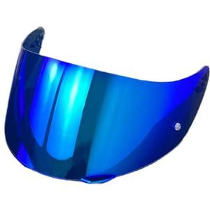 Motorhelm vizier lens, Helmvizier, K1 Motorhelmschild for K1 K1S K3SV K5 K5S Vervangend Helmvizier for K5 (Goud)(Revo Deep Blue)