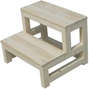 Opvouwbare ladderkruk Kleine Voet Krukken Twee Stappen Trap Stoel Draagbare Schoen Bank for Kinderen Verdikking Houten Klim Ladder Badkamer Krukken Balkon (Size : 40 X 44 X 40 cm)