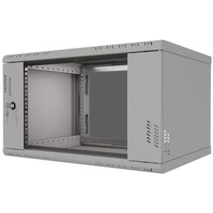 Stalflex - Rack 19 inch 6U 450 mm PRO - Staal - Rackkast voor Zware Toepassingen