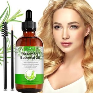 JCZQDRPC Rozemarijnolie voor haar, 120 ml rozemarijnolie haar, haargroei en huidverzorging, pompoenpitolie, 100% pure etherische voor wenkbrauwen en wimpers, natuurlijke haarolie