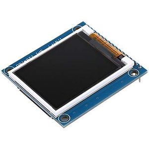 1.8 inch TFT-serie LCD-module met PCB, seriële kleuren LCD-displaymodule met PCB SD-aansluiting Compatibel met 1602-interface