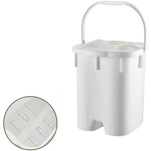 PA-DABAOO Plastic Voetbad Emmer, Voetbad Emmer Met Massagerol, Voet Spa -Emmer, Voetbadbassin, Plastic Emmer Met Handvat, Geschikt Voor Spa -Voetbad Voor Thuisvoet Spa,L