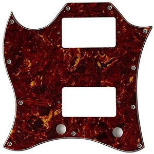 Gitaar Onderdelen Voor Gibson SG Standaard Stijl Volledig Gezicht Lefthand Gitaar Pickguard 4 Ply Rode schildpad