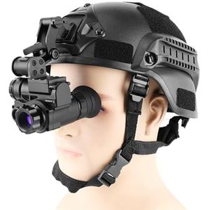 Nachtzichtbril, Op het hoofd gemonteerd nachtzicht Googles Scope Infrarood Mini Groen Nachtkijker 1080P HD Digitale NV-camcorder met voor kamperen en jagen(Color:NVG10 Mount)