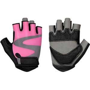Fietshandschoenen Handschoenen Fietshandschoenen Gym Fitness Ademend Mountainbike Sporthandschoenen MTB Handschoenen (Color : Rosa, Size : XXL)