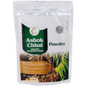 SVATV Ashok Chhal Powder | Saraca Indica | Asoca |Huidverzorging | Verbetert de gezondheid van de huid | Controle overtollige huidolie | Grootte - 227g, Half pond, 8 oz