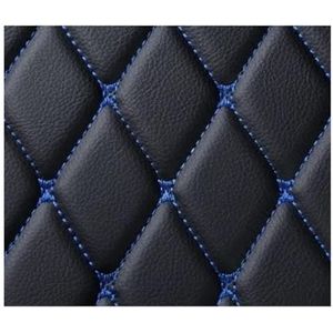 Kofferbakbeschermer PU Lederen Kofferbakmatten Voor Peugeot Voor 4008 2017-2019 Interieurdetails Auto-accessoires Tapijt Alle Modellen Auto Kofferbakmatten(Black bule)