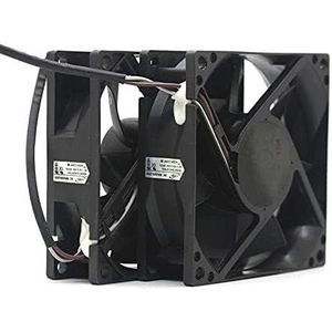 LMNCBVYA -Wire Interface for PC and Electronics 80mm Fan DC 12V 0.30A/0.25A 8025 ADO812HX-A76GL AD08012UX257301 with 6