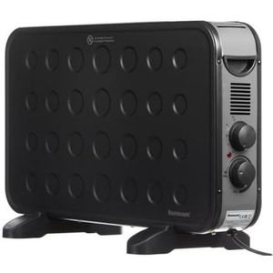 Ravanson - CH-9000BT - Convectorkachel - Zwart - 2000W