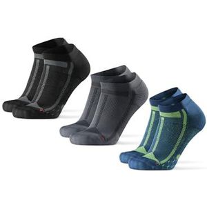 DANISH ENDURANCE - Korte Hardloopsokken - 3 Paar - Anti Blaren - Lichte Compressie