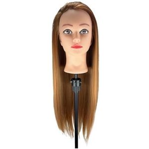 Kappers Styling Tool 70cm Steil Haar Training Mannequin Hoofd for Make-up Haarvlechten Oefen Salon(Head 3)