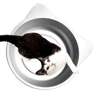 Aluminium kattennest voor huisdieren, koelmat, bekken, aluminium kattenhuis, comfortabel, koel nestbad voor katten, kleine, middelgrote en grote honden Voihamy