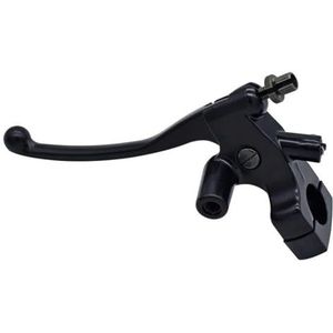 Koppelingshendel Remhendel Verstelbare Universele 1"" 24,5 Mm Motorfiets Remkoppeling Hoofdcilinder Reservoir Hendels(Left-Black)