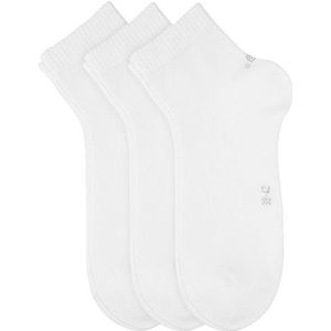 s.Oliver Unisex quarter sokken 6-pack, maat: 39-42; kleur: wit (01), Wit (01), 39-42 EU