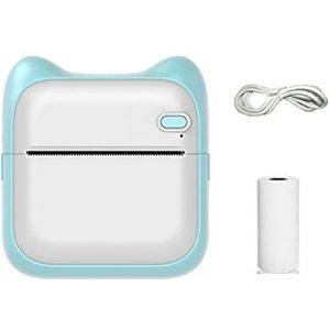 Handbediende slimme inkjetprinter, Mini Draagbare Thermische Printer 200 dpi 57mm Afdrukken Stickers Draadloze Bluetooth Inktloze Blauw Roze Pocket Notities Takenlijst printer voor Code Date Label-ind