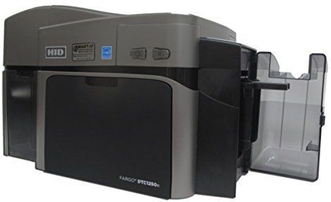 HID Fargo DTC1250e - Plastic Kaartprinter - Kleur - 600 kaarten per uur - Duplexfunctie