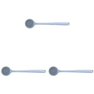 ARVALOLET Siliconen doucheborstel met zachte borstelharen voor mannen en vrouwen