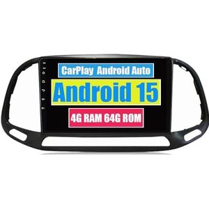 RoverOne Auto Stereo CarPlay Hoofd Unit voor Fiat Doblo 2015 2016 2017 2018 2019 Android Auto Touchscreen Sat Navi Bluetooth WiFi Radio Speler