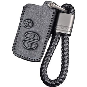 Sleutelbehuizing houder Lederen Autosleutel Case Cover Voor Land Voor Cruiser Voor Prado 150 Voor Camry Voor Prius Voor Crown Sleutelhanger Houder Sleutelbehuizing(3)