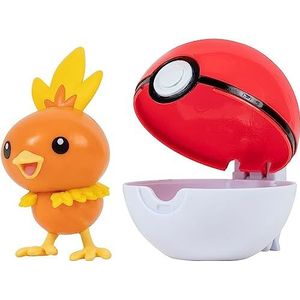 Pokémon Clip'n'Go Poké Balls - Flemmli & Pokeball Actiefiguur standaard pvc Fan merch, Gaming