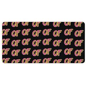 Grappige vreemde mode bureau muismat antislip gaming muismat accessoires decor 30x60cm