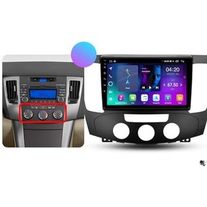 ZWCLSH Android 13 Stereo 9 Inch 1280 * 720 QLED Touchscreen Compatibel met Hyundai Sonata NF 2008-2010 GPS Navigatie Vervanging Ingebouwde Carplay en Android Auto Gratis Camera SWC, A, 1NF