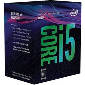 Intel Core i5-8600K processor 3,6 GHz 9 MB Smart Cache Box