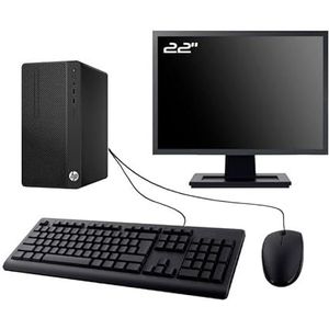 PC HP 290 G1 MT, display 22 inch Intel I5-6500 RAM, 8 GB SSD, 960 GB, W11 WiFi (gereviseerd)
