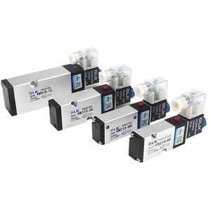 Pneumatisch magneetventiel 4M210-08 4M310-10 1/4 ""3/8"" 1/2 inch 2/5 elektromagnetisch 4M10-15 12V 24V 110V 220V (DC24V, 4M210-08)